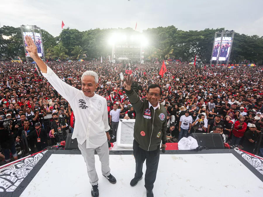 Ganjar - Mahfud Kampanye Ganjar Di Banyuwangi