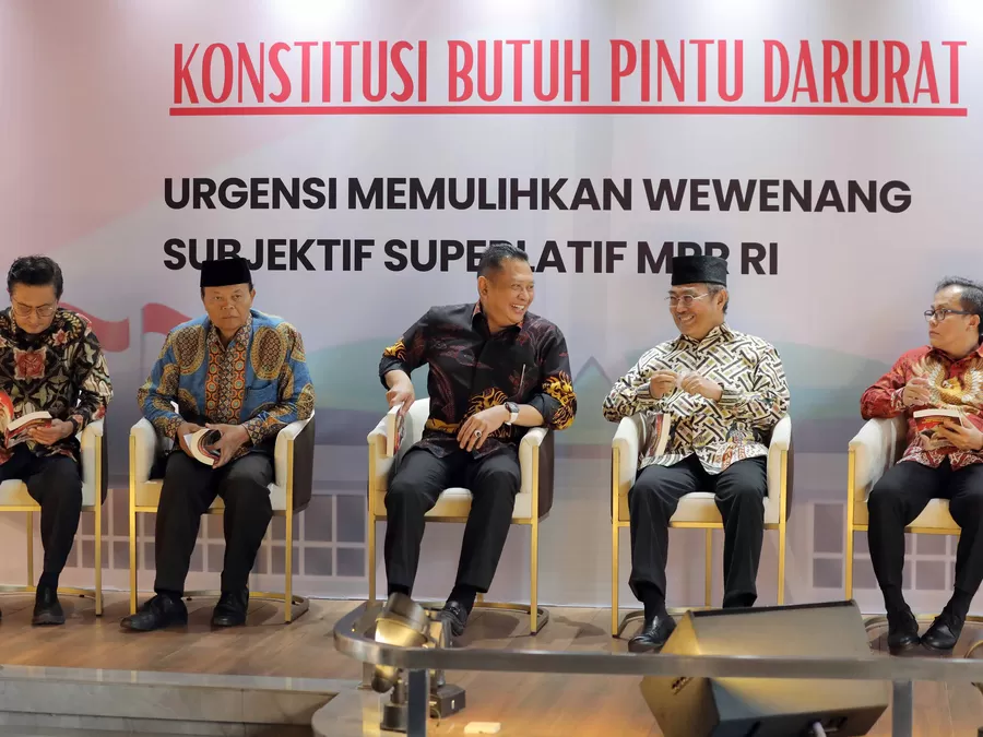 Ketua MPR Bambang Soesatyo Luncurkan Buku Konstitusi Butuh Pintu Darurat