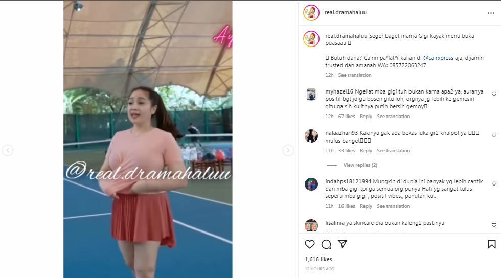 Outfit Nagita Slavina Main Tenis Viral, Ternyata Segini Rincian