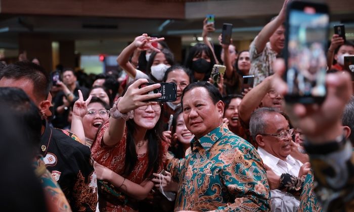 Prabowo Hadiri Natal Nasional Di Surabaya Bareng Jokowi Dan Menteri ...