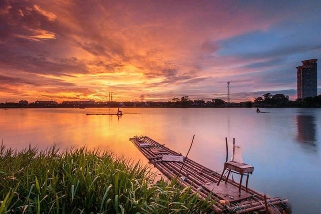 Destinasi Wisata Gratis Danau Kelapa Dua Tangerang Tidak Pernah Sepi Pengunjung Akurat Banten 