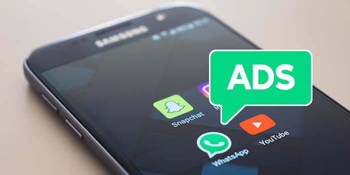 Ilustrasi Whatsapp ads atau iklan di WA. 