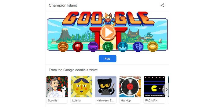 Screenshot Game Google Doodle gratis