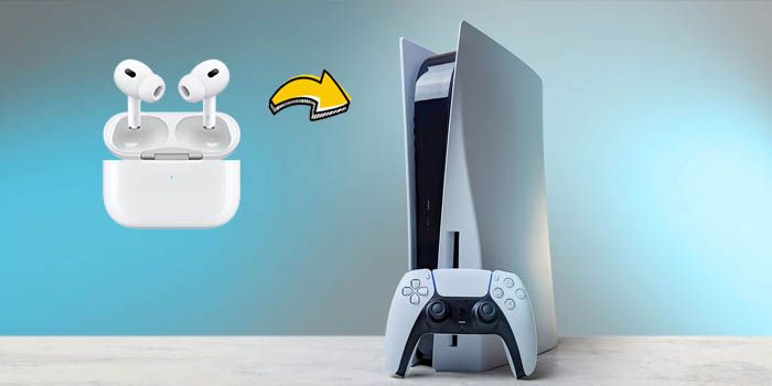 Ilustrasi cara menghubungkan AirPods ke PS5. 