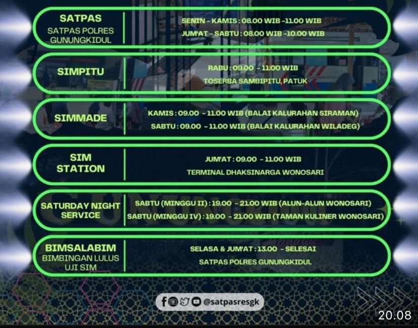 Mau Perpanjang Sim Yukk Simak Jadwal Lengkap Layanan Sim Keliling Di