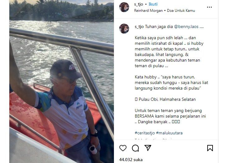 Nyesek Banget, Postingan Terakhir Sherly Tjoanda, Istri Benny Laos Di ...