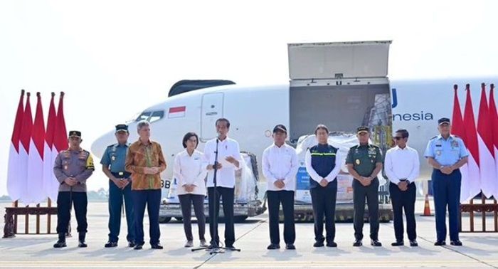 Presiden Jokowi Lepas Bantuan Kemanusiaan Kedua Untuk Palestina Senilai ...