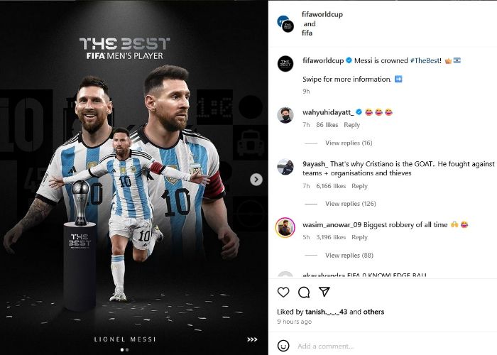 Lionel Messi Dinobatkan Sebagai Pemain Terbaik FIFA 2023, Kalahkan ...