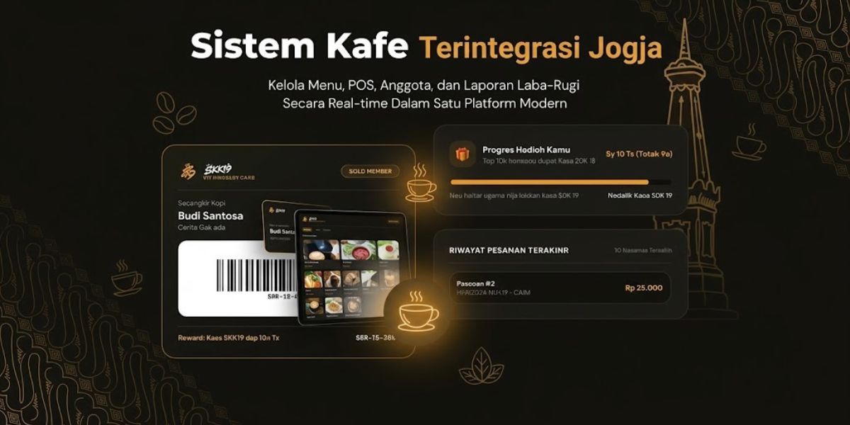 Punya Usaha Kafe di Jogja? Aplikasi Manajemen Ini Satukan POS, Loyalty Member, Pembayaran Digital dan Dashboard Owner
