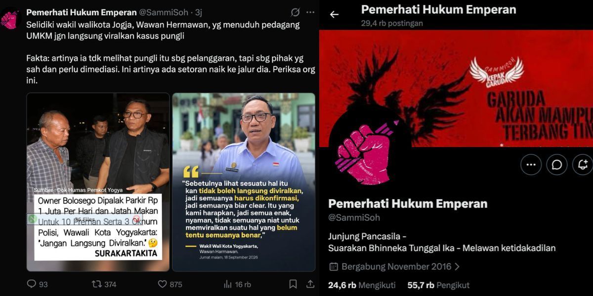 Netizen Desak Usut Wawali Yogya Terkait Pungli Bolosego