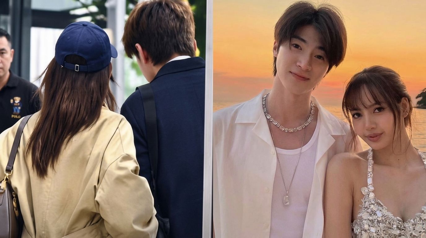 Kepergian Lisa BLACKPINK dan Blue Pongtiwat Berpegangan Tangan di London