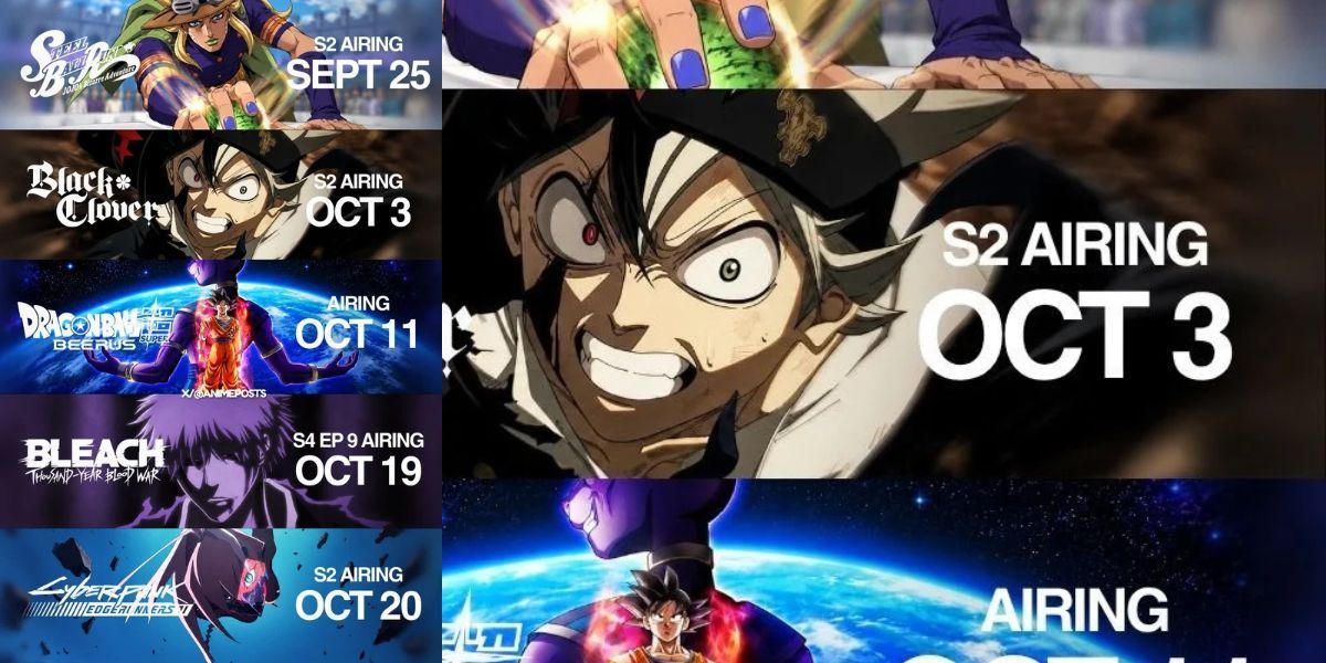 Pengumuman Anime Fall 2026 Gemparkan Penggemar JoJo dan Black Clover