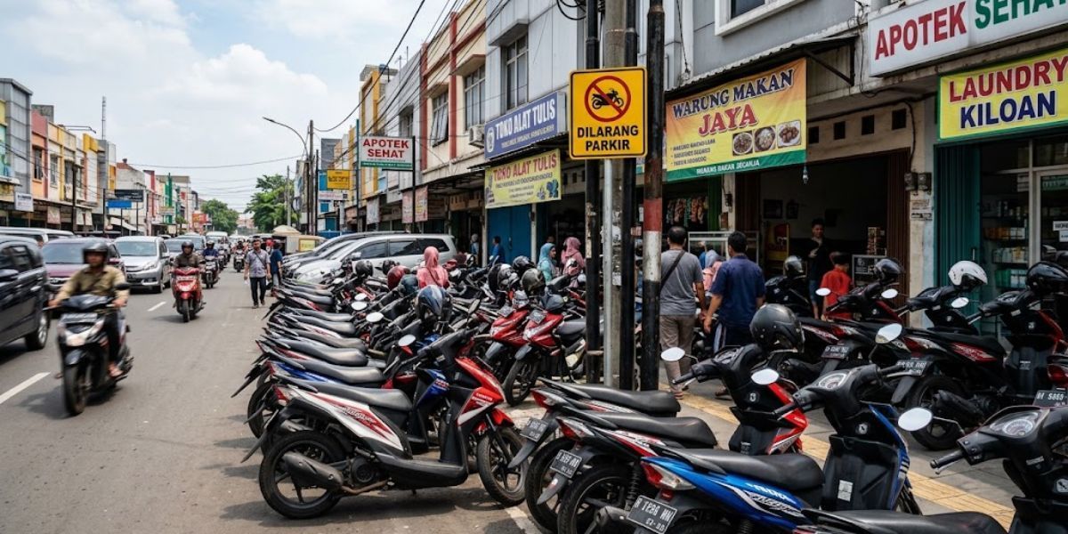 Sanksi Tegas Menanti Pemilik Usaha Tanpa Lahan Parkir