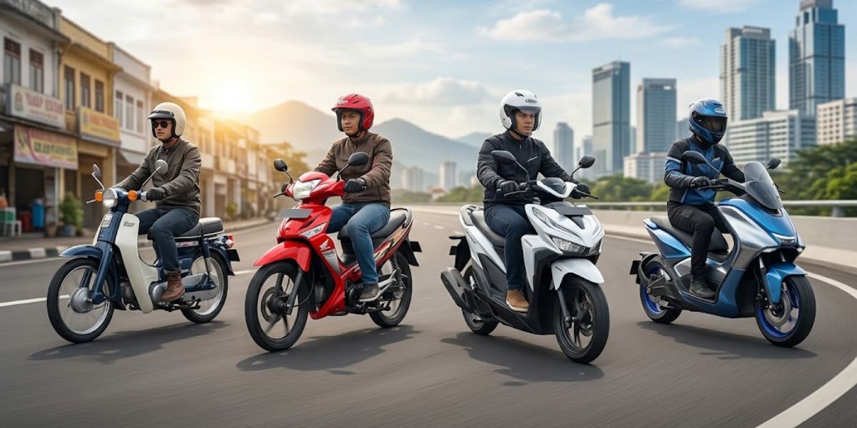 Pilih Motor Matik atau Manual? Melihat Perkembangan Tren Sepeda Motor dari Era Bebek hingga Motor Listrik