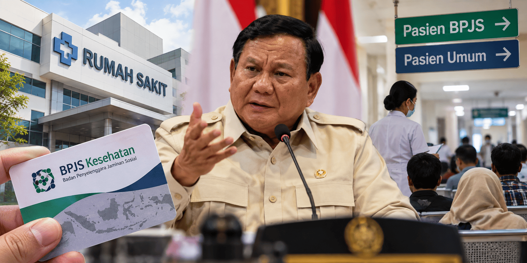Prabowo Desak Layanan Pasien BPJS Tanpa Diskriminasi