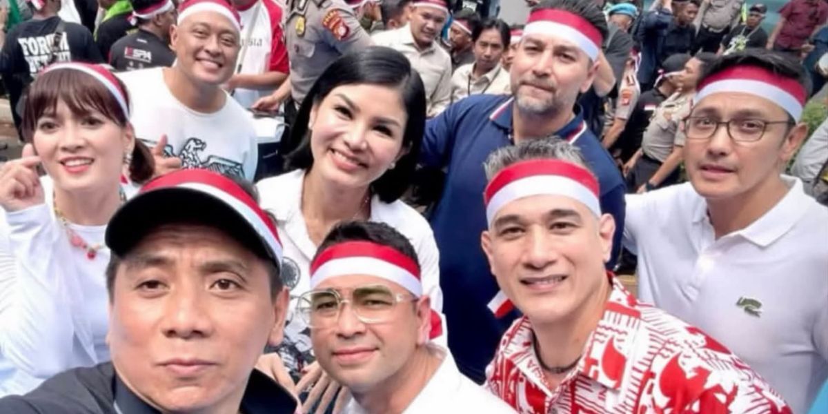 Raffi Ahmad & 7 Artis Dituding Pemecah Belah di Bundaran HI