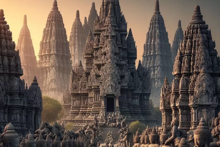 Candi salah satu peninggalan sejarah Indonesia (Eka Gesit Saputra)