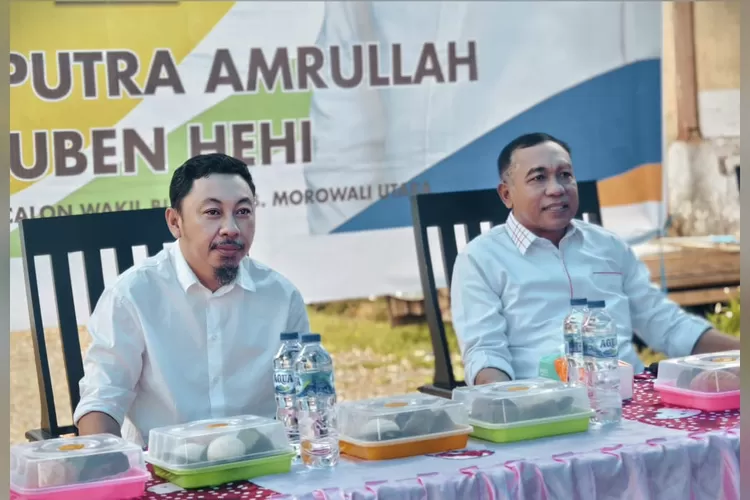 Jeffisa dan Ruben Hehi, Paslon Bupati Morowali Utara nomor urut 1. 