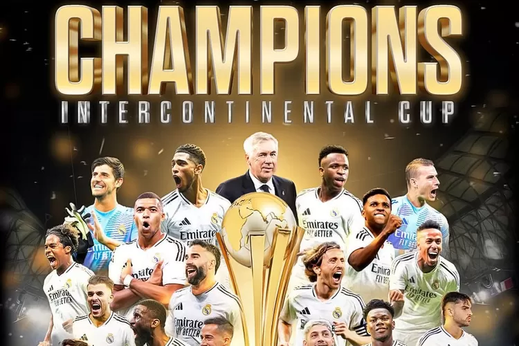 Real Madrid raih Piala Interkontinental di penghujung tahun 2024 (Foto: Gorajuara/ Instagram/ @realmadrid)
