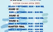 Jadwal Siaran Langsung China Open 2023: Tim Indonesia Akan Bertanding Alot di Babak 32 Besar