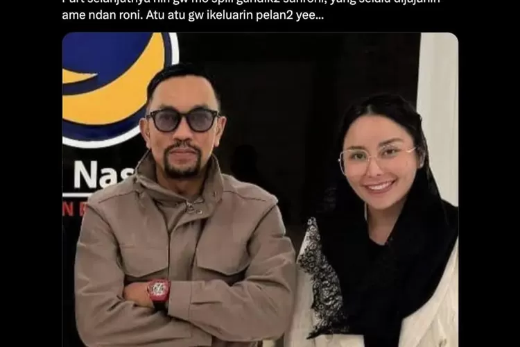 Tangkapan layar video lama Ahmad Sahroni yang menyebut dirinya &ldquo;mafia BBM&rdquo;. (Foto/X - @pig_deztroyer.)