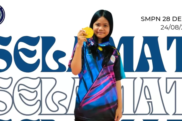 Devita Maharani seorang siswi kelas 7 SMPN 28 Depok yang berhasil mendapatkan juara 1 pra remaja putri kelas f pool 4, di piala Kemendagri Cup 2025, di GOR Laga Satria Pakansari, beberapa waktu lalu (ISTIMEWA)