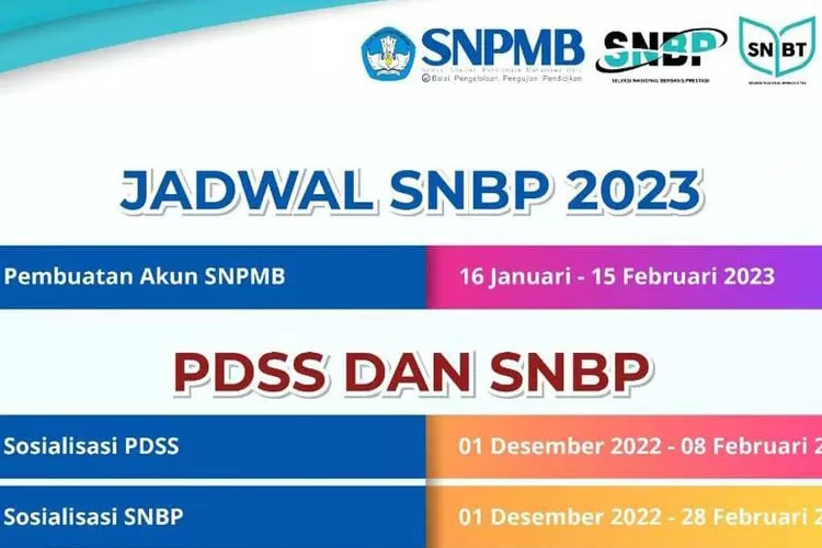 Penjelasan PDSS dalam SNPMB 2023 dan Jadwal Pengisian (official instagram snpmb)