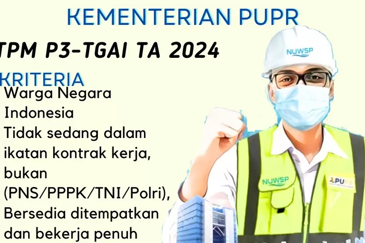 Kemen PUPR Melalui Program PISEW Buka Lowongan Kerja Di Sejumlah Daerah ...