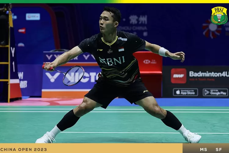 Babak Semifinal China Open 2023: Jonatan Kalah, Tim Indonesia Habis (Instagram @inabadminton)