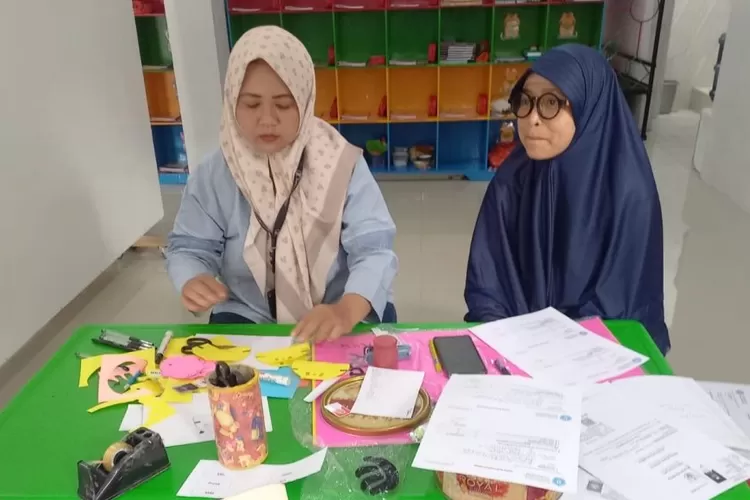 Prosesi pendaftaran sekolah pada Paud Mentari Muslim yang terletak di Kelurahan Rangkapanjaya, Kelurahan Pancoranmas. (DOKUMEN SEKOLAH)