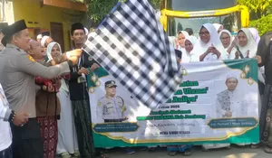 Membludak, Jamaah Seribu Rebana Jombang Kendarai 71 Bus Ikuti Ziarah Aulia dan Sowan Ulama