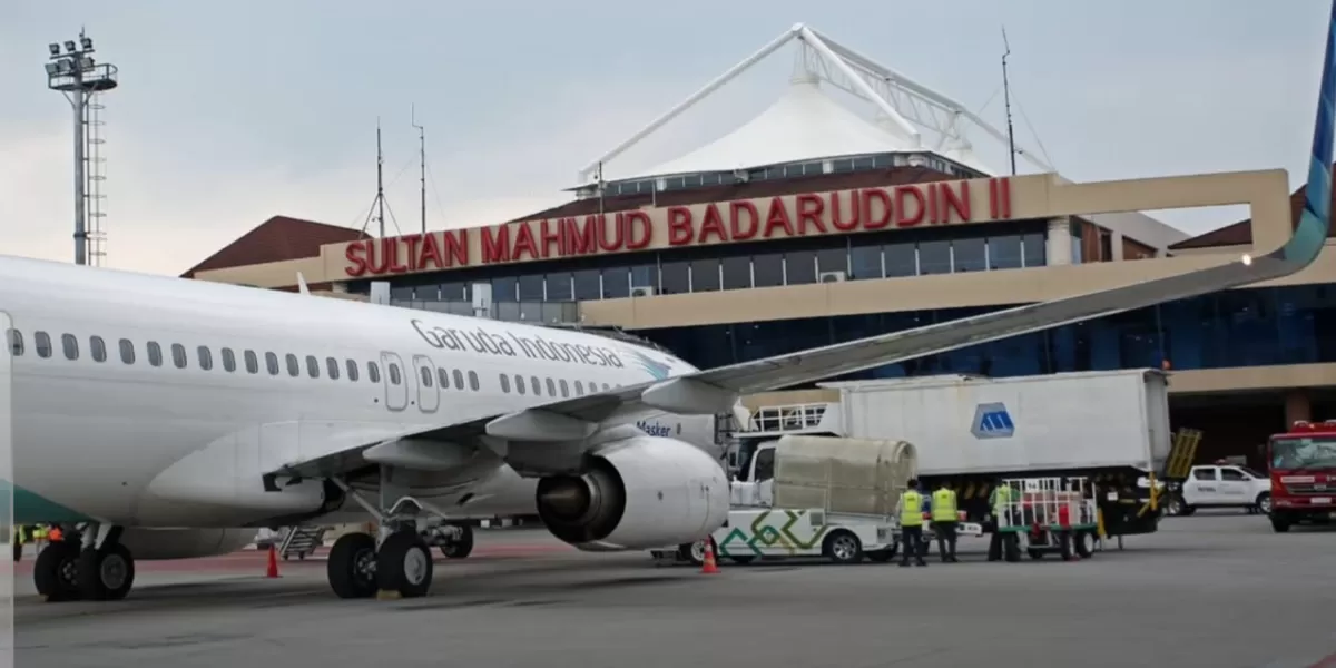 Bandara SMB II Palembang. Menghadapi arus mudik lebaran 1447 H pihak bandara menyiapkan 519 personel gabungan