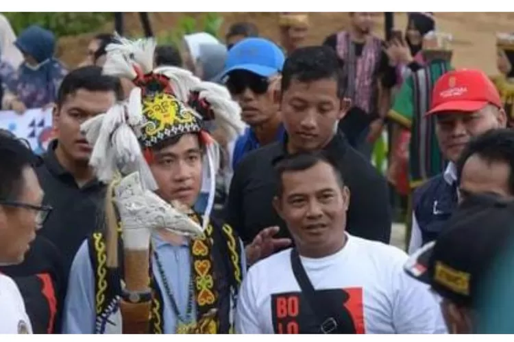 Gibran Rakabuming Raka disambut di IKN (Foto: Gorajuara/ Instagram/ @catatangibran)