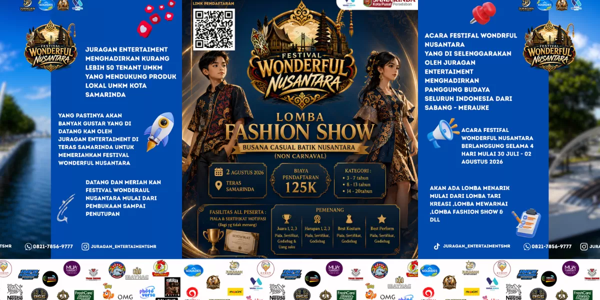 Poster Resmi Festival Wonderful Nusantara 2026. (FOTO: Ist)