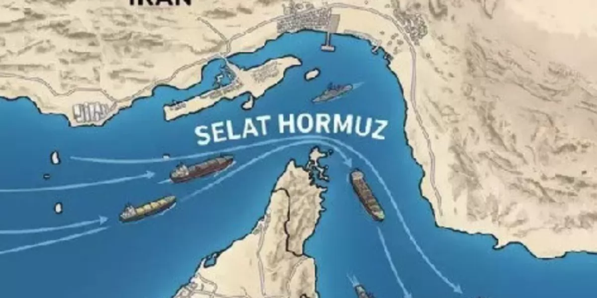 Ilustrasi kapal tanker melintasi jalur energi global saat krisis minyak dunia meningkat akibat penutupan Selat Hormuz dan konflik Timur Tengah. (Foto : x.com/@ihsanagaz)