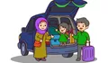 Posko Mudik di Tengah Kelelahan Perjalanan Jauh