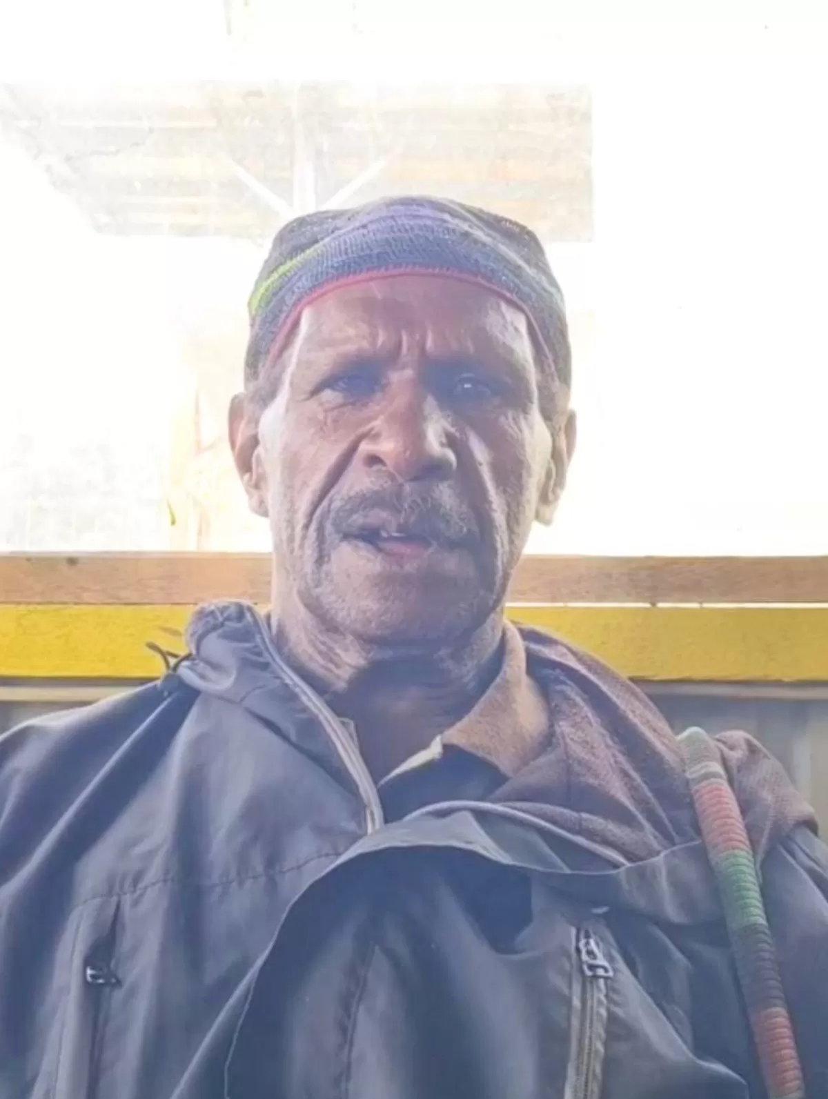 Kepala Suku Moni di wilayah Kabupaten Paniai, Ayub Kobogau (Istimewa )