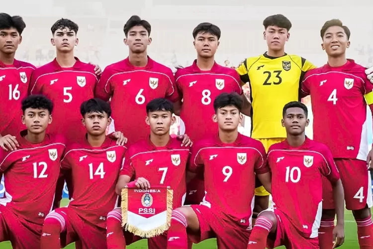 Timnas Indonesia U17 bersiap melawan Brazil di Piala Dunia U17 di Qatar (Instagram/@timnasindonesia)