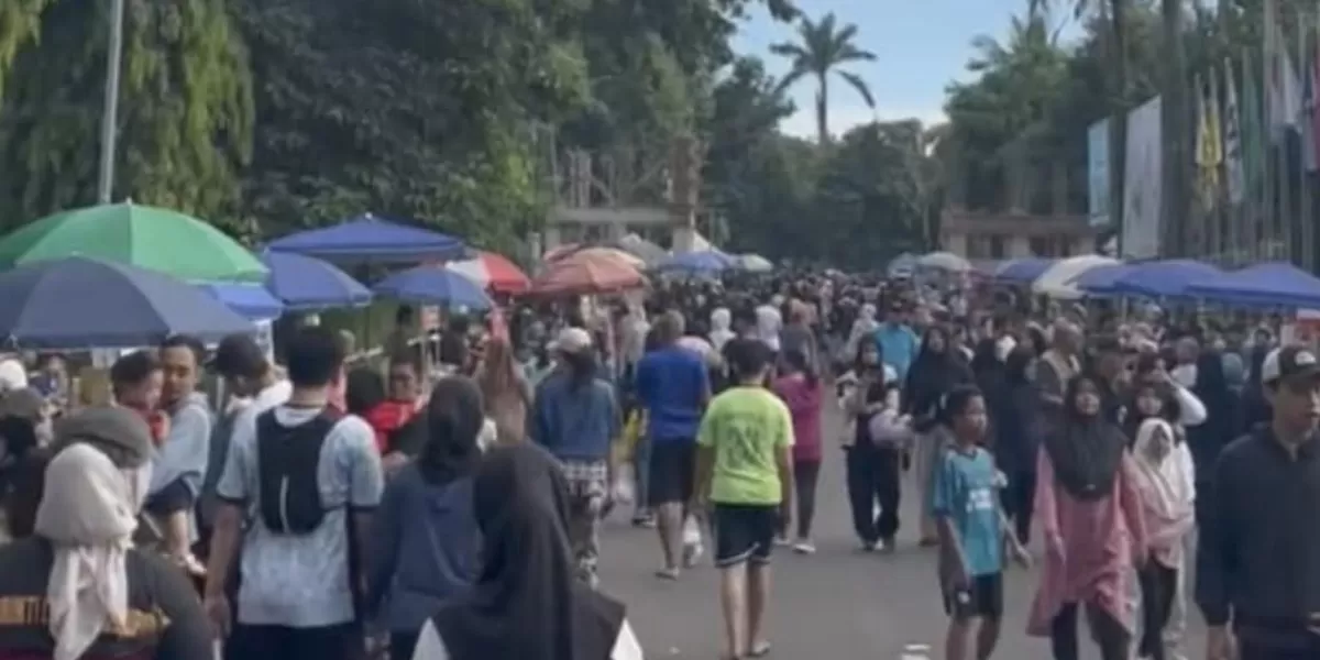 Suasana CFD Tegar Beriman Cibinong lebih bersih dan nyaman berkat kesadaran pedagang dan pengunjung (Ist)