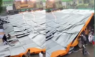 Viral, Video Tenda Ponpes Al Hikmah 1 Benda Sirampog Brebes Roboh Dihempas Hujan dan Angin