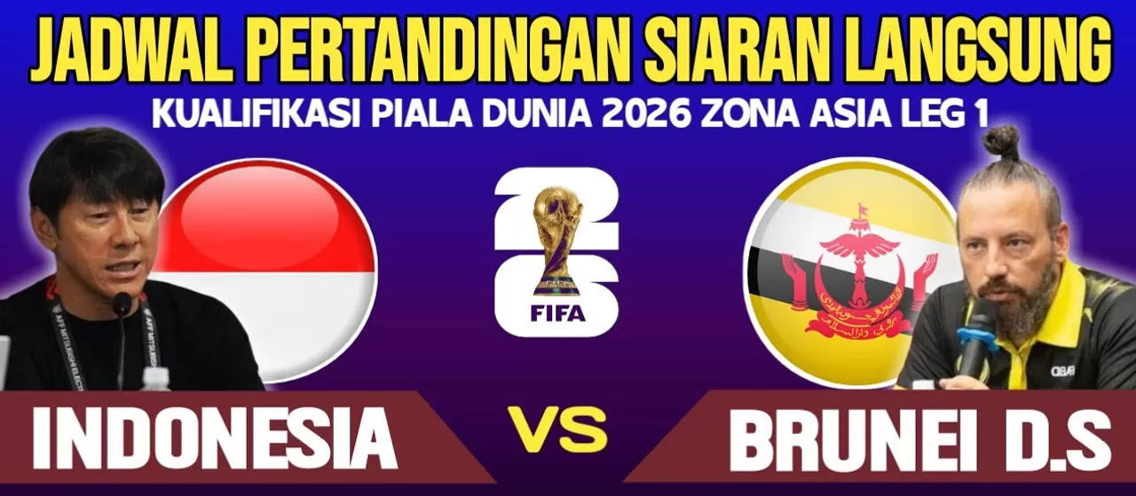 Jadwal Timnas Indonesia Vs Brunei Darussalam Pada Kualifikasi Piala ...