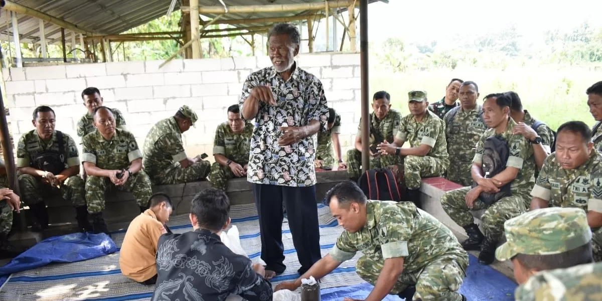 Lewat Bektram 2026, Kodim 0818/Malang-Batu membekali prajurit yang akan purna dengan keterampilan budidaya jamur. (Realitasonline.id/Deni)