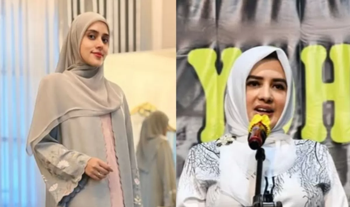 Fairuz A. Rafiq ucapkan beberapa pesan yang menyiratkan atas dugaan kasus korupsi kakaknya, Fadia A. Rafiq karena mamanya menjadi ikut terseret.  (Instagram.com/@fairuzarafiq, @prokompimpekalongan.)
