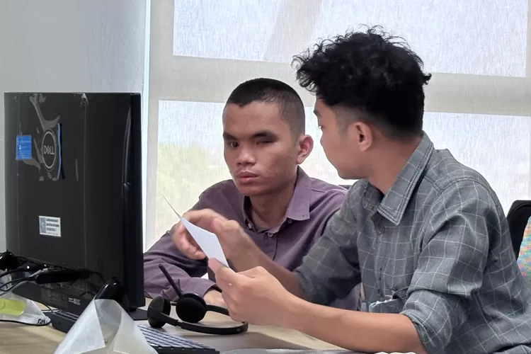 Penyandang difabel ikut UMPTKIN 2025