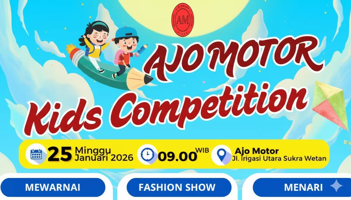 Ajo Motor gelar "Kids Competition" di Sukra Wetan, Indramayu