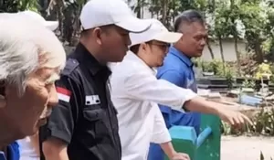 Ketua DPRD Ade Supriyatna Tinjau Pelebaran Kali Kompeni Cimanggis Depok : Bisa Tanggulangi Banjir