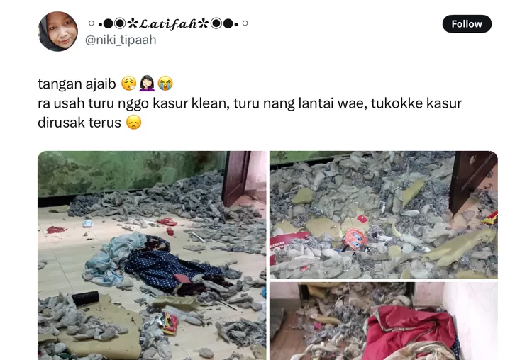 Latifah, sosok viral di media sosial x