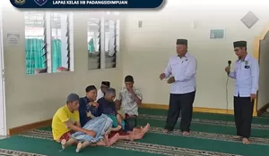 Lapas Padangsidimpuan Bersama Kemenag Padangsidimpuan Berikan Pelatihan Fardu Kifayah Pengurusan Jenazah kepada Warga Binaan