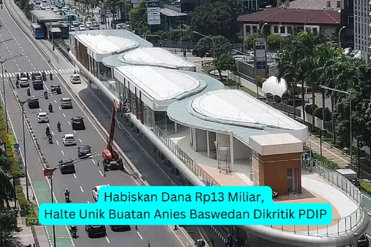 Habiskan Dana Rp13 Miliar, Halte Unik Buatan Anies Baswedan Ini Usung Konsep Kesetaraan, PDIP Justru Kepanasan