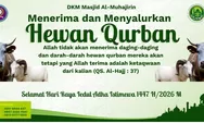 Jelang Idul Adha, DKM Al-Muhajirin Pepabri Gunteng Cianjur Menerima Hewan Qurban